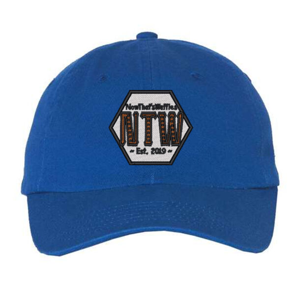 Valucap - Small Fit Bio-Washed Dad Hat - Embroidered Logo Thumbnail