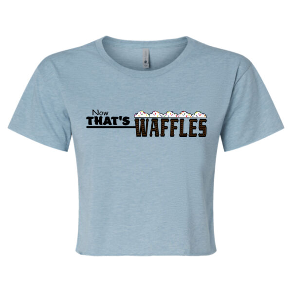 Next Level Women's Festival Crop Top - Printed Logo Thumbnail