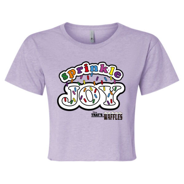 Next Level Women's Festival Crop Top - Printed Logo Thumbnail