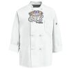 Eight Knot Button Chef Coat with Thermometer Pocket Thumbnail