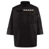 Black Knot Button Chef Coat Thumbnail